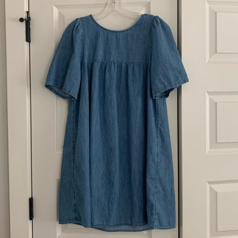 Old Navy Denim Short-Sleeve Dress